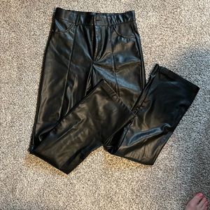 Zara leather pants